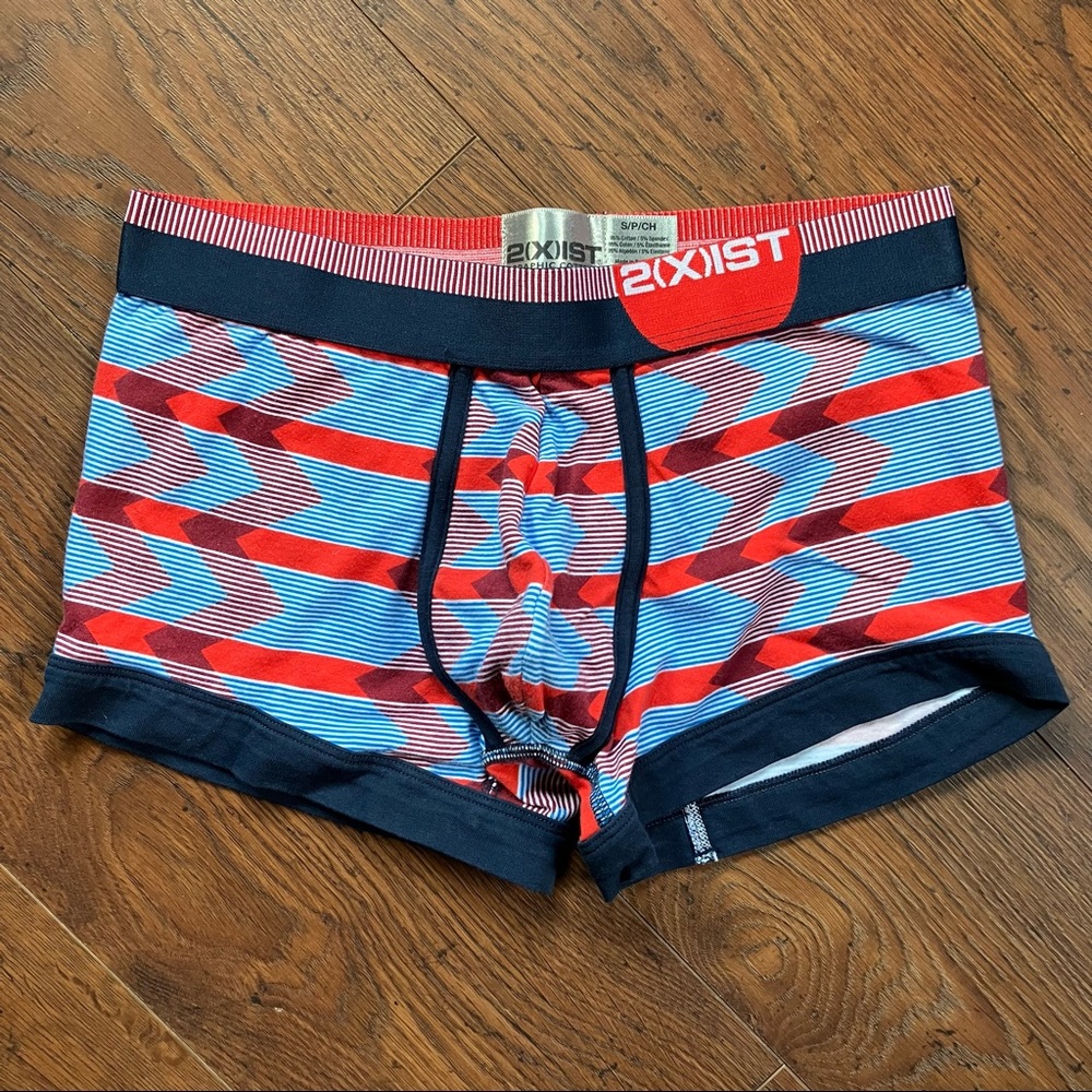 2(x)ist Cotton Graphic Trunks - 1 Pair